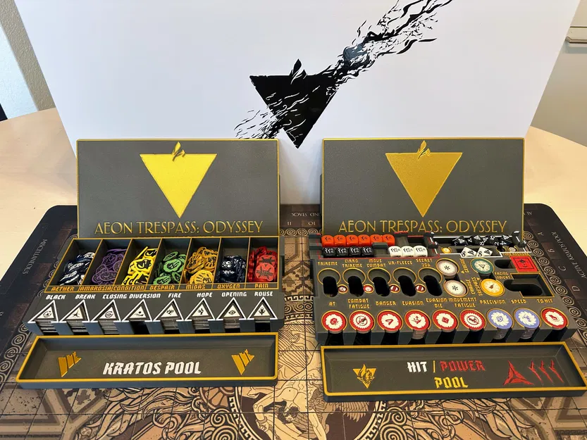 Aeon Trespass: Odyssey - Khay Lớn Đựng Tất Cả Token & Xúc Xắc - Image 1