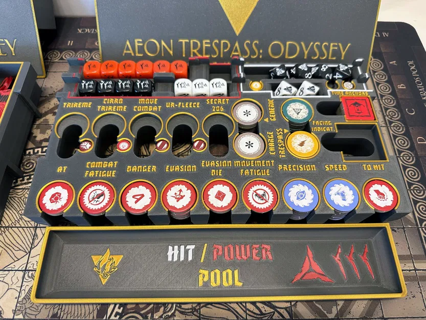 Aeon Trespass: Odyssey - Khay Lớn Đựng Tất Cả Token & Xúc Xắc - Image 2