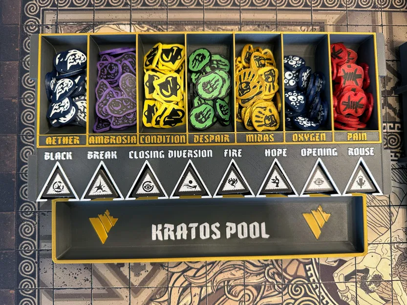 Aeon Trespass: Odyssey - Khay Lớn Đựng Tất Cả Token & Xúc Xắc - Image 3