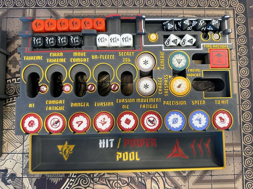 Aeon Trespass: Odyssey - Khay Lớn Đựng Tất Cả Token & Xúc Xắc - Image 4