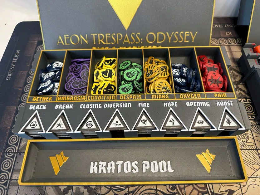 Aeon Trespass: Odyssey - Khay Lớn Đựng Tất Cả Token & Xúc Xắc - Image 5