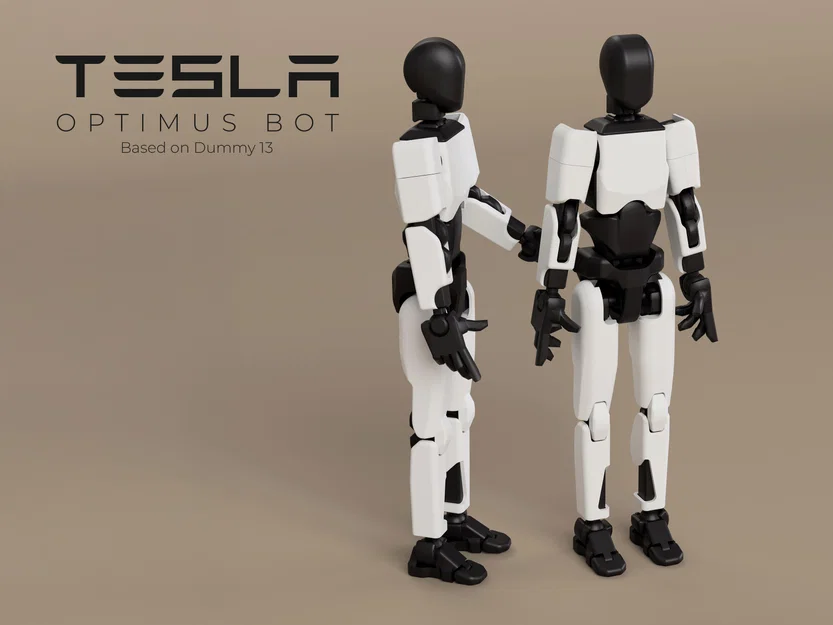 Tesla Optimus Bot 1.0 dựa trên Dummy 13 - Image 1