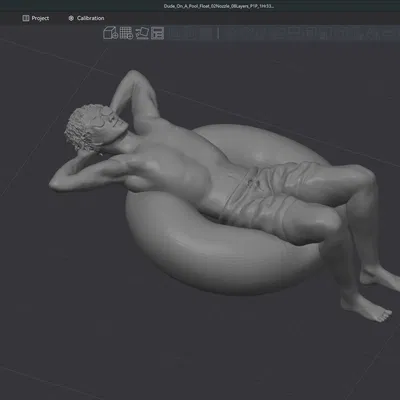 Chàng Trai Bé Nhỏ Trên Phao Bơi