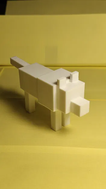 Mô Hình Chó Minecraft Tí Hon - Image 1