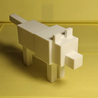 Mô Hình Chó Minecraft Tí Hon