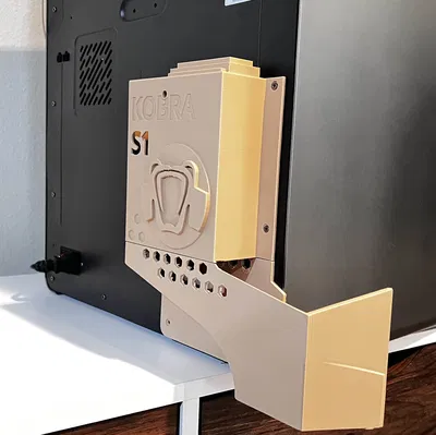 Khay chứa rác filament Anycubic Kobra S1 REMIX Combo kèm ống dẫn khí