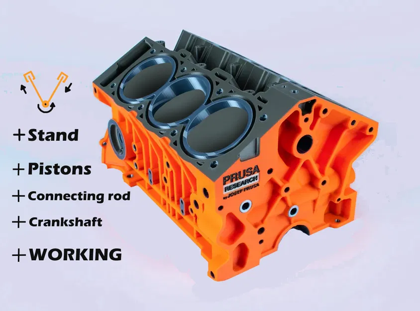 Mô hình động cơ V6 chạy được - Image 1