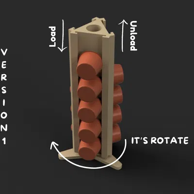 Giá Đỡ Cà Phê Xoay - Phiên Bản 2