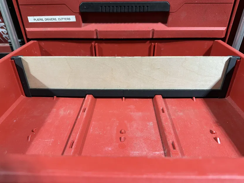 Bộ Chia Ngăn Kéo Rộng Milwaukee Packout 3 Ngăn - Image 3