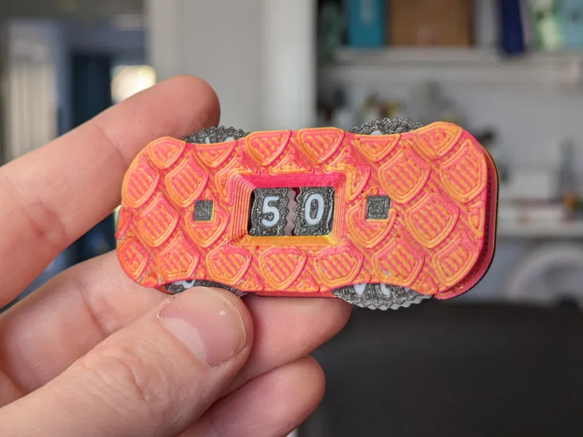 Bánh Xe Theo Dõi Sức Mạnh / Máu cho Board Game, In 3D Hoàn Toàn Không Cần Hỗ Trợ - Image 1