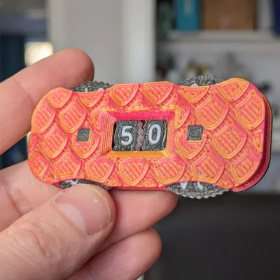 Bánh Xe Theo Dõi Sức Mạnh / Máu cho Board Game, In 3D Hoàn Toàn Không Cần Hỗ Trợ