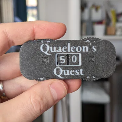 Bánh Xe Theo Dõi Sức Mạnh / Máu cho Board Game, In 3D Hoàn Toàn Không Cần Hỗ Trợ