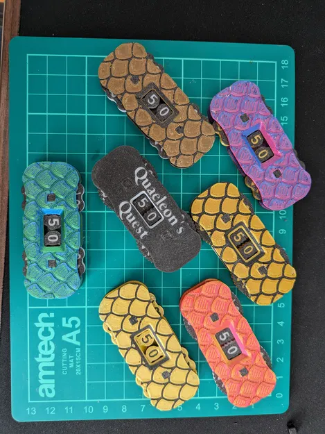 Bánh Xe Theo Dõi Sức Mạnh / Máu cho Board Game, In 3D Hoàn Toàn Không Cần Hỗ Trợ - Image 4