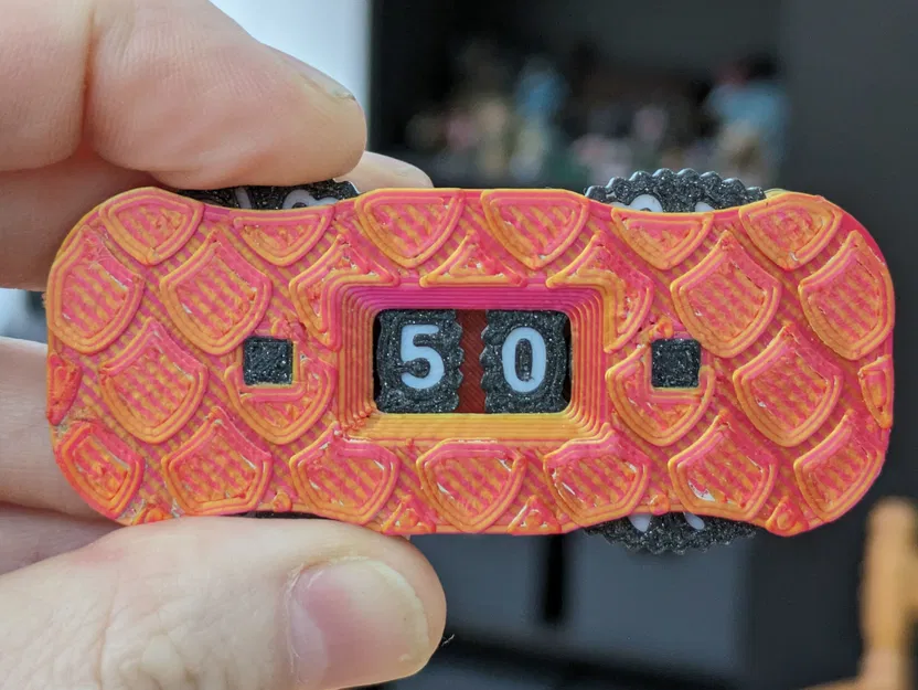 Bánh Xe Theo Dõi Sức Mạnh / Máu cho Board Game, In 3D Hoàn Toàn Không Cần Hỗ Trợ - Image 5