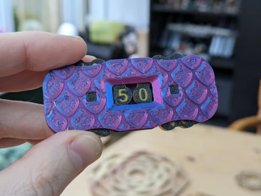 Bánh Xe Theo Dõi Sức Mạnh / Máu cho Board Game, In 3D Hoàn Toàn Không Cần Hỗ Trợ - Image 7