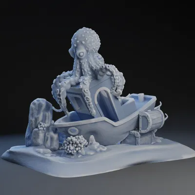 Benchy Dưới Đáy Biển