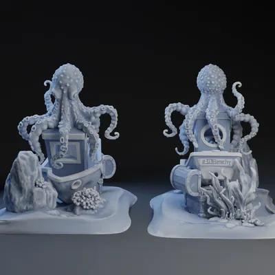 Benchy Dưới Đáy Biển