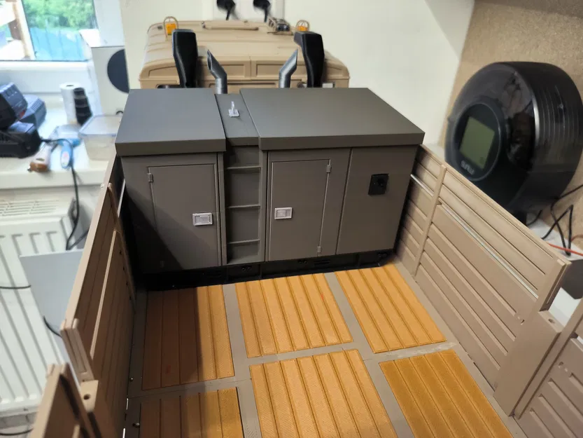 Mô Hình Máy Dầu Diesel Tỉ Lệ 1/10 - Image 1