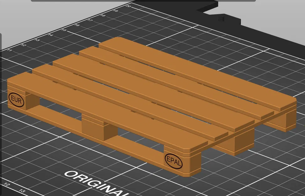 Mẫu kê ly bàn Euro Pallet MMU2S Tỉ lệ 1:10 - Image 1