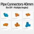 Khớp Nối Ống PVC Nhiều Góc 40mm Cho Dự Án DIY - Thumbnail 1