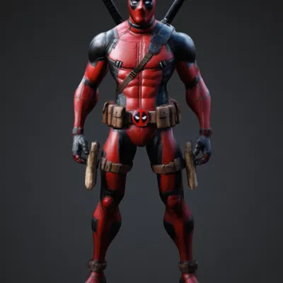 Mô hình 3D Deadpool