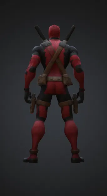 Mô hình 3D Deadpool - Image 2