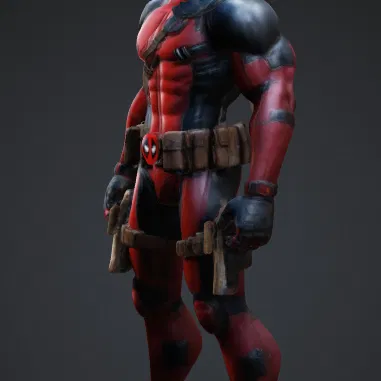 Mô hình 3D Deadpool
