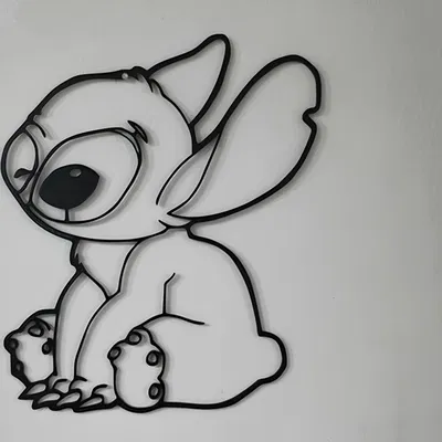 Trang trí tường Stitch và Angel