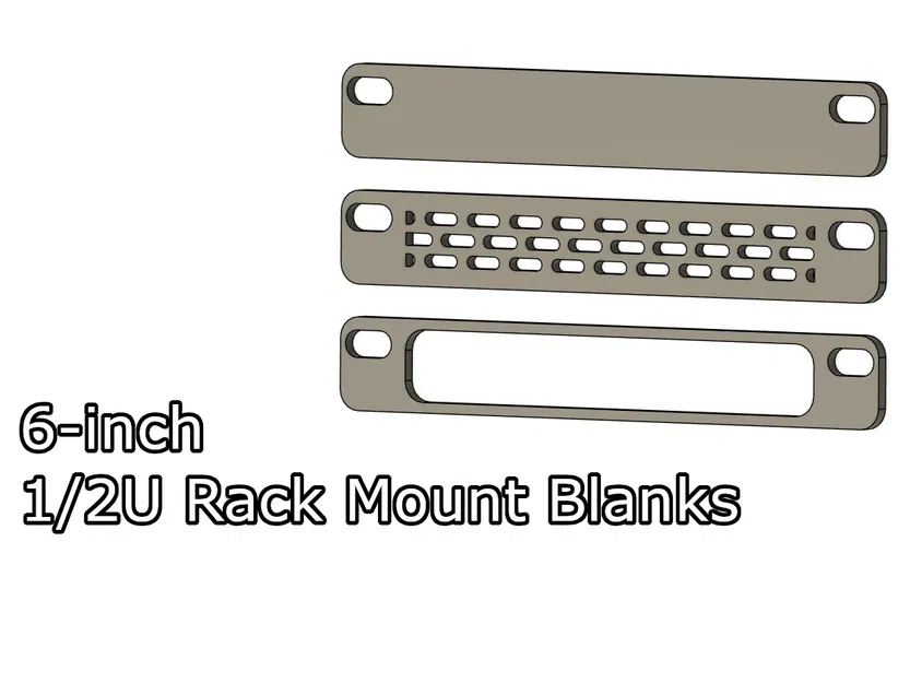 Tấm Che Rack Mount 1/2U 6 inch - Image 1