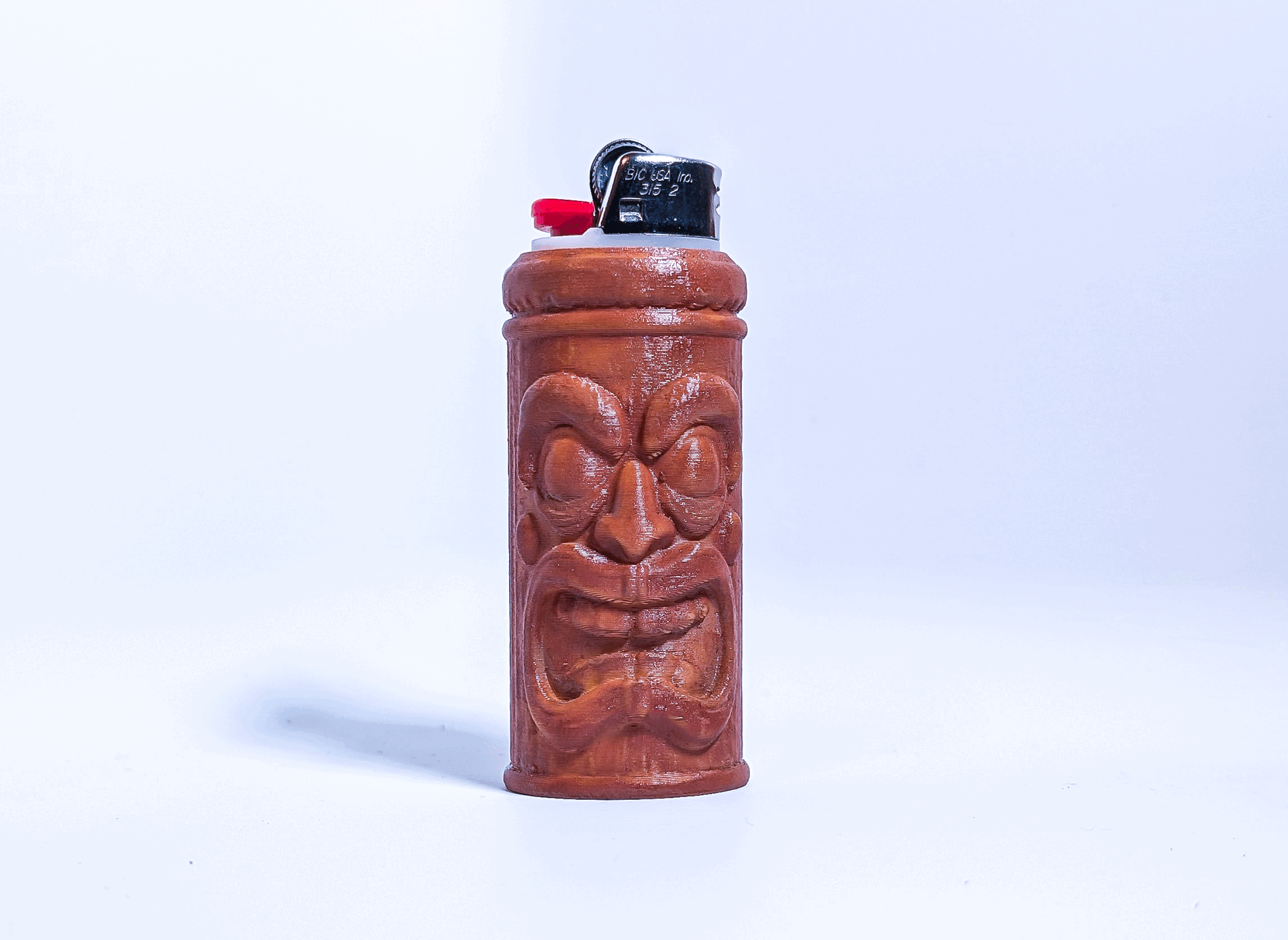 Vỏ Bật Lửa Bic Kiểu Cốc Tiki - Image 2