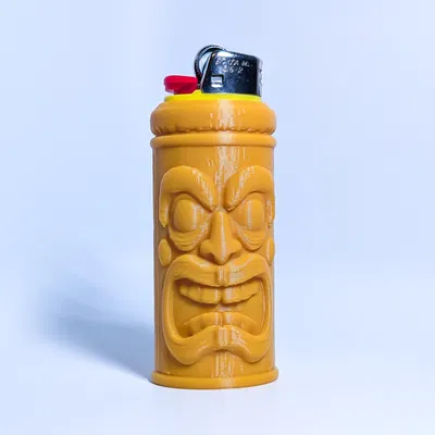 Vỏ Bật Lửa Bic Kiểu Cốc Tiki