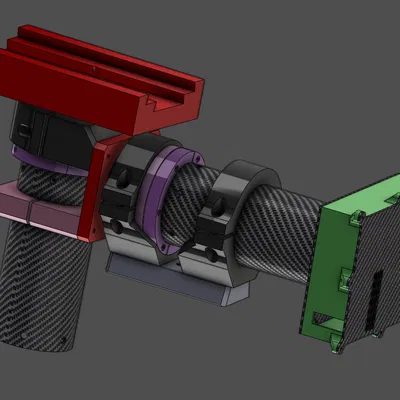 Đầu Chụp Kính Thiên Văn Xích Đạo Harmonic Drive