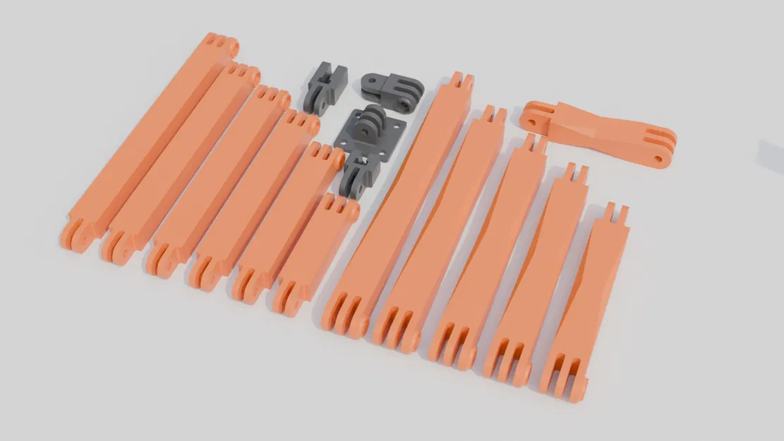 Hệ Thống Tay Đỡ Module Tùy Chỉnh (OpenSCAD + STL) - Image 2