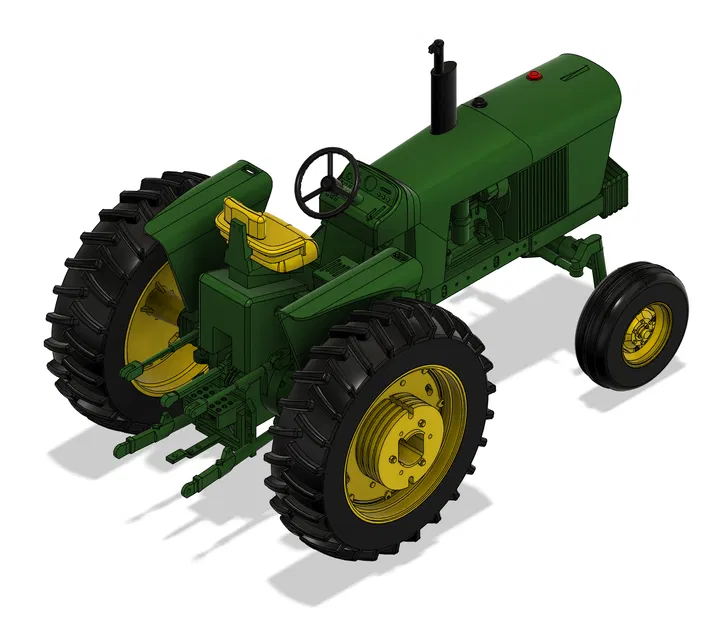 Máy kéo John Deere 3020 Tỉ lệ 1:8 - Image 3