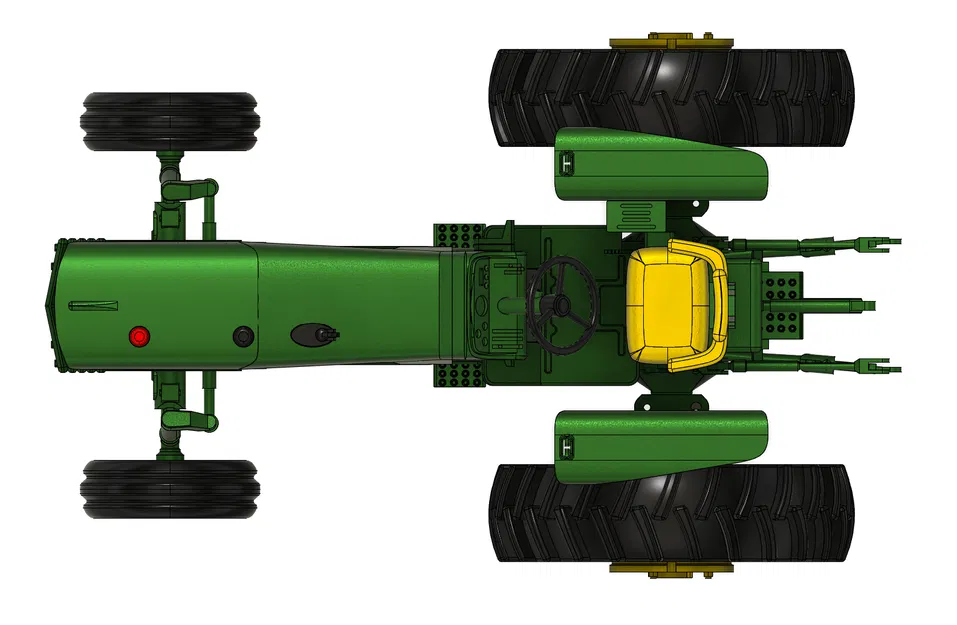 Máy kéo John Deere 3020 Tỉ lệ 1:8 - Image 5