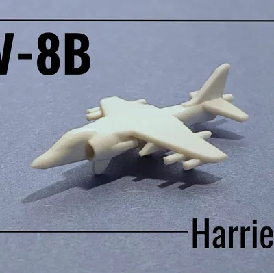 AV-8B Harrier II Máy bay chiến đấu tí hon in một lần