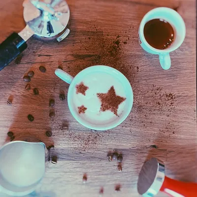 Bộ Khuôn Xăm Hình Cà Phê (26 Mẫu)