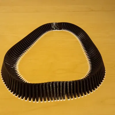 Vòng Cổ In Kiểu Bình Hoa Dẻo