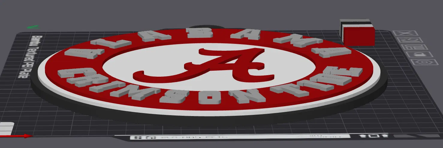 Mặt Dây Chuyền Logo Alabama Crimson Tide Khổ Lớn - Image 2