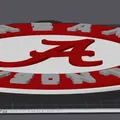 Mặt Dây Chuyền Logo Alabama Crimson Tide Khổ Lớn - Thumbnail 2
