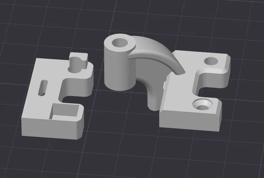 Bộ Nâng Xích Nhỏ 12mm Có Dẫn Hướng Ống PTFE Cho Creality K1/K1C (Bản Phối Lại) - Image 1