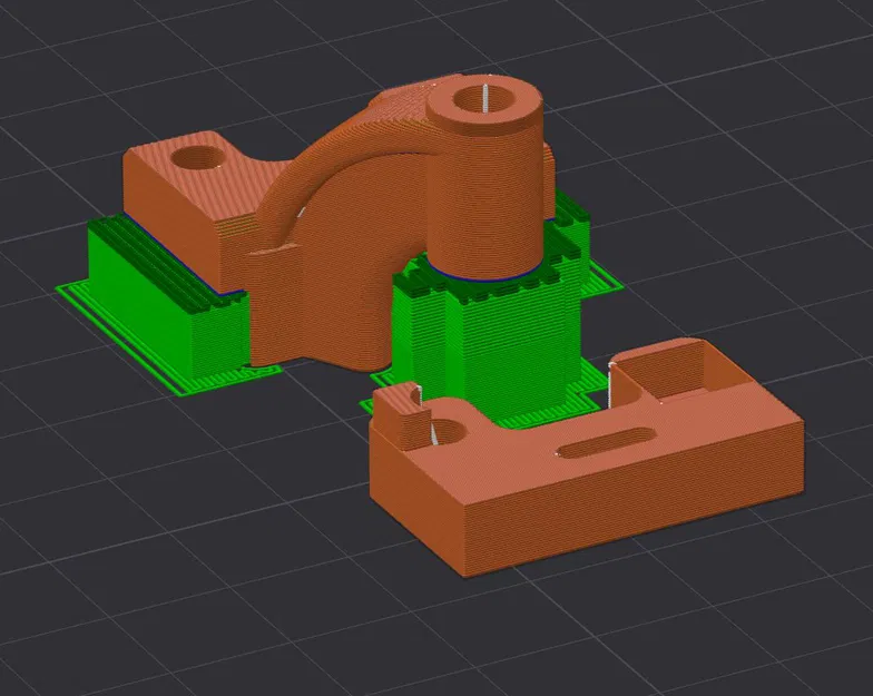 Bộ Nâng Xích Nhỏ 12mm Có Dẫn Hướng Ống PTFE Cho Creality K1/K1C (Bản Phối Lại) - Image 2