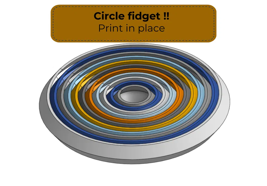 Vòng xoay fidget in một mảnh - Image 1