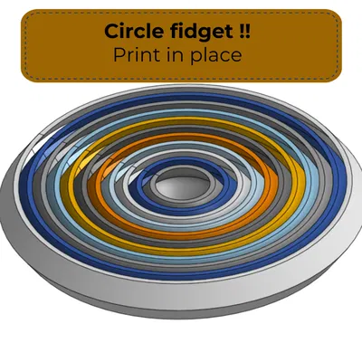 Vòng xoay fidget in một mảnh