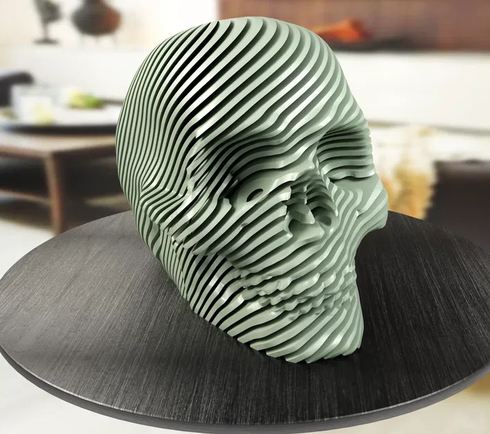 Đầu Lâu Xoắn Ốc - Đồ Trang Trí - Image 2