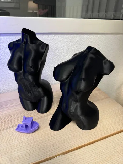 Tượng hình thể phụ nữ cong quyến rũ (chế độ lọ hoa) - Image 3