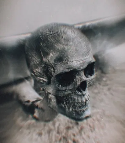 Bao móc kéo xe hình đầu lâu người - Image 1