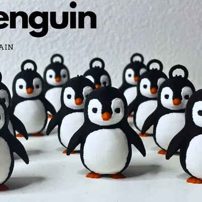 Móc khóa hình chim cánh cụt