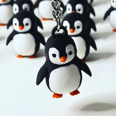 Móc khóa hình chim cánh cụt