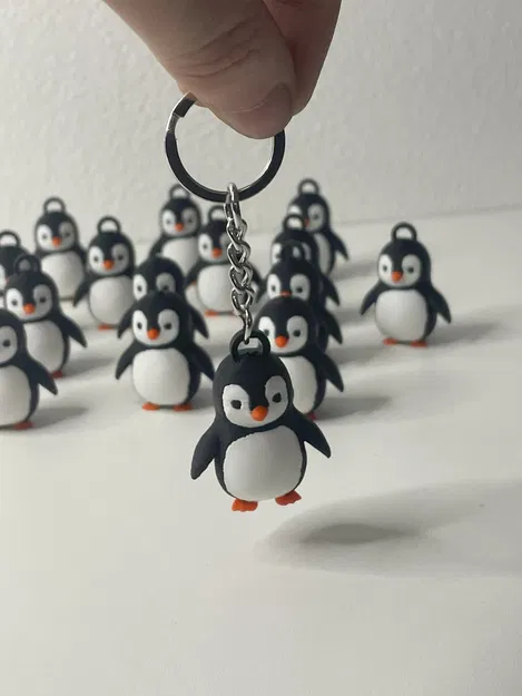 Móc khóa hình chim cánh cụt - Image 3